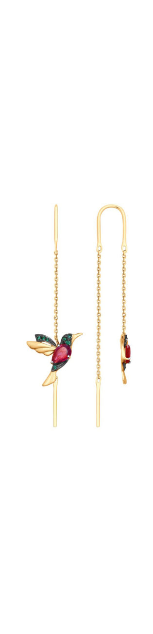 1-47 Pendientes Plata de Ley 925 bañado en Oro