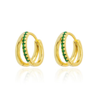 1-54 Pendientes Plata de Ley 925 bañado en Oro