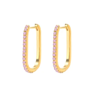 1-6 Pendientes Plata de Ley 925 bañado en Oro