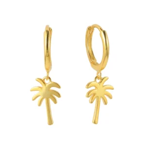 Pendientes Plata de Ley 925 bañado en Oro