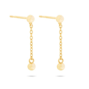 2-16 Pendiente plata de ley 925 bañados en oro