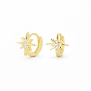 3-34 Pendientes Plata de Ley 925 bañado en Oro