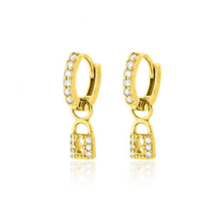 1-24 Pendientes Plata de Ley 925 Rodiada