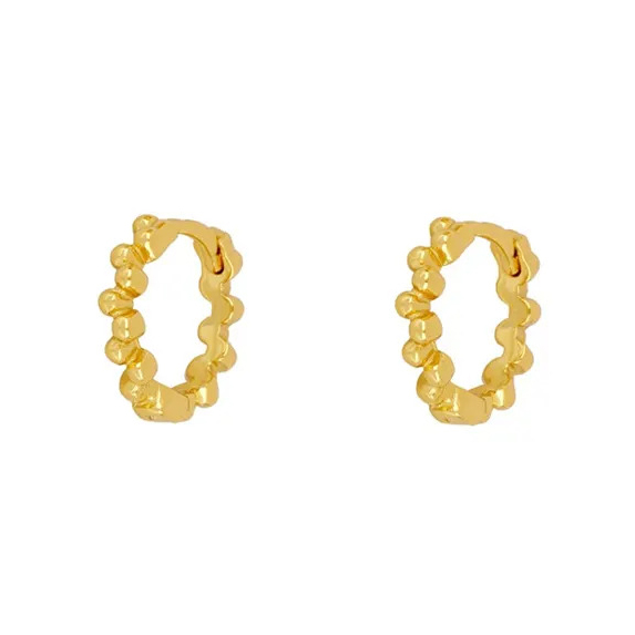 2-4 Pendientes Plata de Ley 925 bañado en Oro
