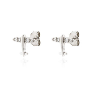 3-38 Pendientes Plata de Ley 925 Rodiada