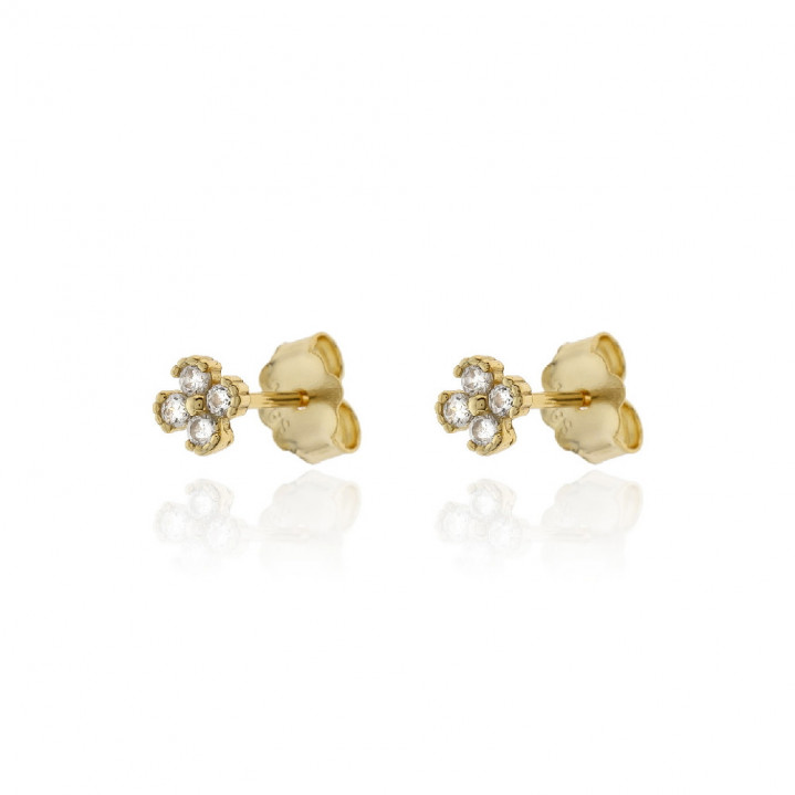 3-5 Pendientes Plata de Ley 925 bañado en Oro